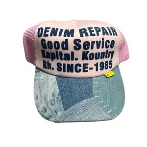 Kapital Denim Repair Service Re-Construct Trucker Hat